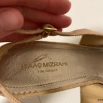 Isaac Mizrahi tan peep toe heels — size 9.5 Photo 4