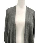 Free People Open-Knit Dolman Sleeve Sweater Cardigan Duster Gray One Size Photo 1