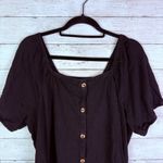 Lane Bryant Blouson Sleeve Top Black Size 18/20 Photo 1