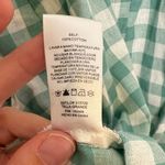 Milk & Honey Seafoam Gingham Ruffle Dress Photo 7