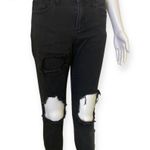 Cello Black Distressed Denim Jeans Photo 0