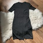 Topshop  Black Asymmetrical Bodycon Dress Photo 2