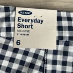Old Navy  Navy and White Gingham Women's Shorts Photo 5