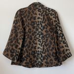 Betsey Johnson Betsy Johnson Leopard Printed Wool Blend Coat Size: Petite Small Photo 7