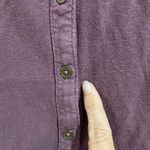 Free People Maroon Long Sleeve Button Down Sz M Photo 3