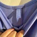 SKIMS  NWOT COTTON RIBBED SLIP DRESS Tanzanite purple SMALL Photo 2