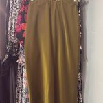 ZARA SATIN EFFECT MIDI SKIRT Photo 1
