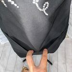 Big accessories cosmetologist apron w/front pockets black w/silver studs Photo 2