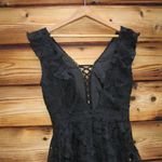 Michael Costello  X Revolve Kandie Mini Lace Dress S Photo 6