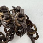 Vintage 90’s Brown Coconut Shell Tie Wrap Around Women's Belt Brown Y2K Photo 2