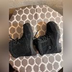 Sorel Waterfall Low Black Lace Up Boots with Rugged Design activewear suede Photo 10