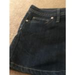 a.n.a . Women's Jean Mini Shorts Pockets Mid Rise Size 12 Blue Photo 1