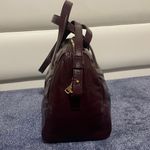 YSL Yves Saint Laurent Burgundy Soft Leather Bag Photo 3