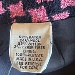 Ann Taylor NWT Vintage  Pink & Navy Wool Blend Tweed Pencil Skirt Sz 10‎ Photo 6