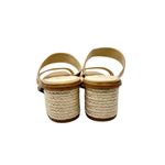 Sole Society New Lunespa Jute Wrapped Block Heel Sandals Neutral Tan Size 9 Photo 6