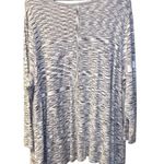 Women’s Catherines beige gray space dye shark bite hem top Size 2X Photo 4