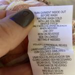 Rewind Linen Brown, Pink & White Striped Elastic Waist Pull On Pants Size XS Photo 12