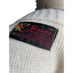 Vintage Jersild White Cardigan Acrylic Sweater w/ scalloped trim Photo 5