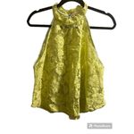 Free People ✨HP✨ lace high neck yellow sz small top✨ Photo 6