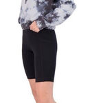 NWT 90 Degrees by Reflex 2 Piece Cropped Crewneck Sweater & Bike Shorts Set Photo 0