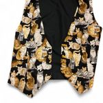 Cat vest with cat buttons‎ Black Size undefined Photo 0