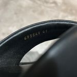 Balenciaga Padded Rise Platform Leather Thong Sandals in Black, Size 41 $695 Photo 11