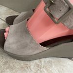 Kork-Ease ‎ Womens Wedge Sandals Size 10M Brown Tan Beige Suede Chunky Strap Photo 10