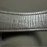 Swavorski SWAROVSKI Swan Signed Crystal Rhinestones Leather Buckle Wide Cuff Bracelet 24g. Photo 13