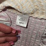 Petersyn Marianna Tutti Smocked Ruffle Tube Top Womens Small Striped Beach NWT Pink Photo 5