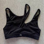 Alo Yoga  Peak Black Sports Bra Photo 0