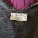 David & Young  Cheetah Animal Print Brown Fringe Poncho Shrug Shawl Wrap Photo 3