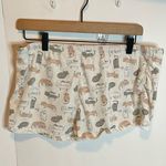 secret treasures Pink and White cat print Pajama Shorts Photo 3