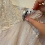 Rampage  sheer Cream Lace Camisole top Photo 3