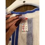 Red Carter  Avi linen blend stripe Maxi Cover Up Dress M size 8 Photo 11