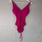 TA3 Plungey Sculpting Slimming One Piece Swim Suit Corset Hot Pink Small Short Photo 4