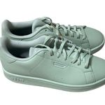 Adidas  Size 7.5 Casual Lace Up Padded Heel Advantage Sneakers Mint Green Photo 3