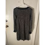 Max Studio Grey Color Block Crewneck Sweater Dress S Cozycore Minimalist Winter Photo 6