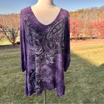 Dress Barn Purple & Black Tunic Photo 1