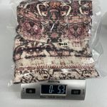 Lavender Brown women's pink geometric print high neck zip‎ lined mini dress S Photo 8