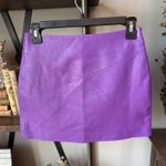 RTA Leather Mini Skirt PURPLE Violet Womens Size 2 Photo 0