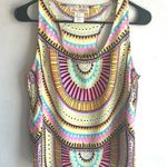 Mara Hoffman  Aztec Print Colorful Tank Top Size Small Photo 1