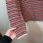 John + Jenn ✨  Striped Pullover Sweater Small Pink Photo 4