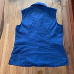 Petite Sophisticate Petite Sophisticated Sleeveless Button Down Top. Photo 2