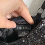 City Chic  Black Star Desire Sequin Maxi Dress Size 16 Photo 4