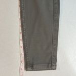 Spanx Stretch Twill Ankle Cargo Pants Patch and Button Flap Pockets Gray/Green S Photo 14