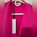 Revolve NWT three eighty two XS hot Barbie pink sleeveless surplice top blouse  Photo 3