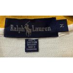 Ralph Lauren Rare VTG Deadstock  Piqué Cotton Polo Gold Contrast Trim Size M NWT Photo 2