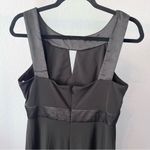 David's Bridal DAVID’S BRIDAL Black Knee Length Keyhole Bridal Bridesmaid Dress 10 Photo 4