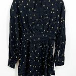 Free People Love Grows Keyhole Romper Black Sz Small Photo 4