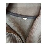 Athleta  Women's Circa Track Sweatshirt Dress Quarter Zip Gray Stripe Size XL Photo 6